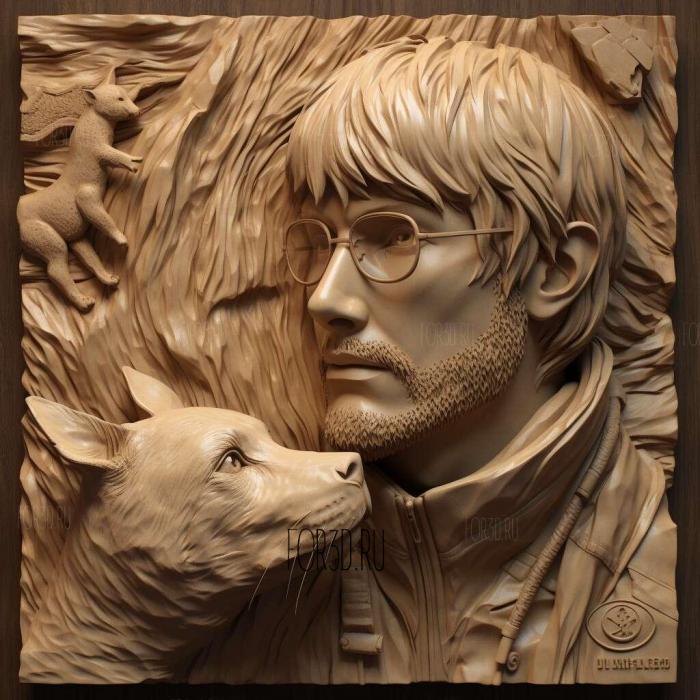 hideo kojima 2 stl model for CNC